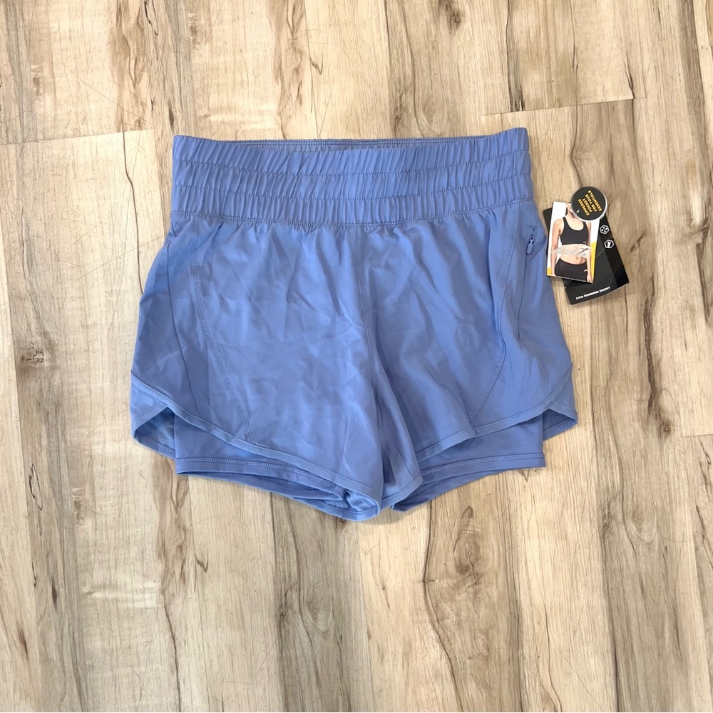 Avia Blue Athletic Shorts with Elastic Waistband -New, Size Small